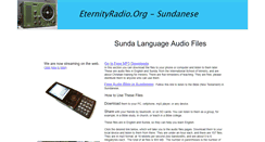 Desktop Screenshot of eternityradio.org