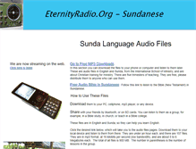 Tablet Screenshot of eternityradio.org